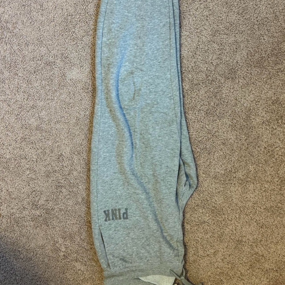 PINK Victoria's Secret Light Gray Kids Sweatpants